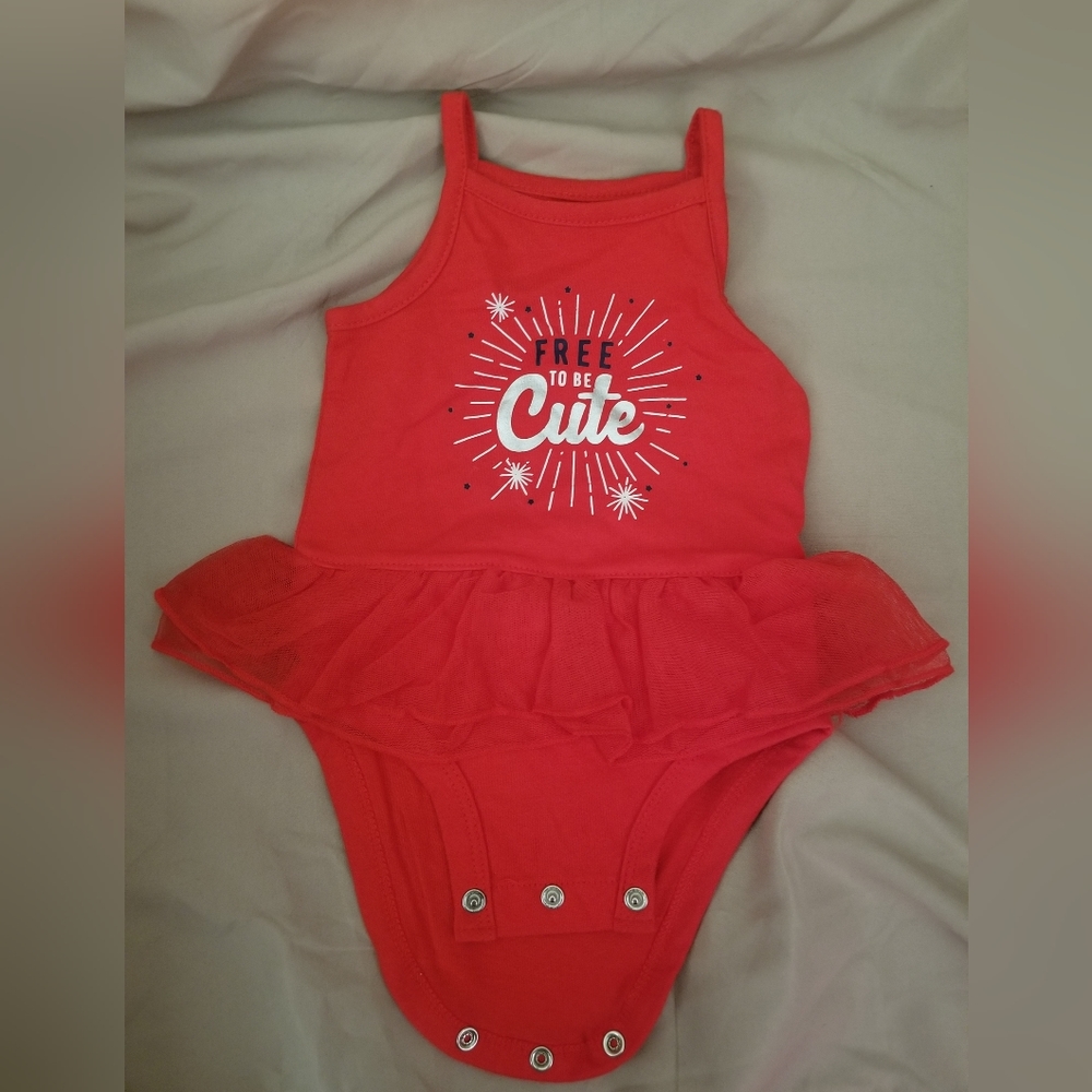 ****NEW****Girls red onesie tutu
